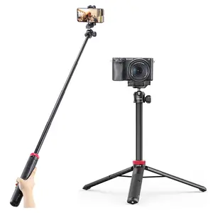 ULANZI MT-44 Mini Treppiedi di macchina fotografica del basamento, Portatile del telefono mobile del bastone selfie Treppiede con 2in1 Supporto Del Supporto Del Telefono