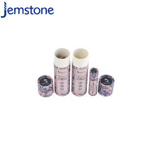 Custom Printed Cardboard Cylinder <b>Box</b> for Twist Up Lip Balm Lipstick Lipgloss Chap Stick Paper tube Packaging - Product Image 1