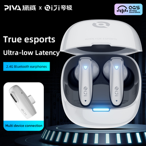 Piva 2.4G Receiver Đúng Tai Nghe Không Dây Với Microphone ENC Tiếng Ồn Hủy Bỏ In-Ear Chơi Game Tai Nghe Cho <span class=keywords><strong>Bluetooth</strong></span> - Product Image 2