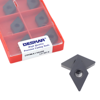 Support OEM personnalisable pour les plaquettes de coupe en carbure DESKAR DNMA150408 LF3018 avec revêtement CVD pour outil de tournage