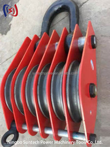 Đúc thép bánh xe ròng rọc móc loại cẩu nâng khối Cáp Kéo ròng rọc xây dựng cẩu giải quyết vật liệu nylon OEM - Product Image 5