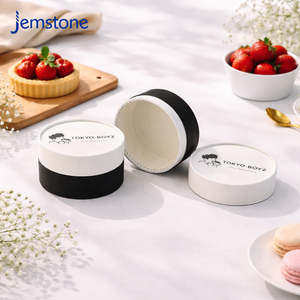 Custom Recyclable Food Grade Chocolate Basque Cake Paper Tube <b>Container</b> Cylinder Tube Packaging Round Cardboard Tube Gift Box - Product Image 4