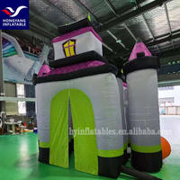 Castillo Inflable Gigante Personalizado de Fábrica para Publicidad de Halloween, Castillo Inflable de Entrada para Halloween