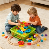 Juego de 75 Piezas de Juguetes de Construcción para Niños, Casa de Muñecas DIY, Bloques de Construcción Educativos de Plástico ABS de Alta Calidad para el Jardín de Infancia
