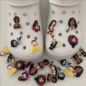 <span class=keywords><strong>Taylor</strong></span> Star Swift Clog Charm Decoraciones Singer Clog Charm <span class=keywords><strong>Harry</strong></span> Dance Shoes Charms Piezas de zapatos Accesorios - Product Image 1