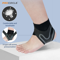 AS-H2112 élastique entorse pied manchon sport protéger l'arthrite, fasciite plantaire tendinite d'achille récupération cheville orthèse