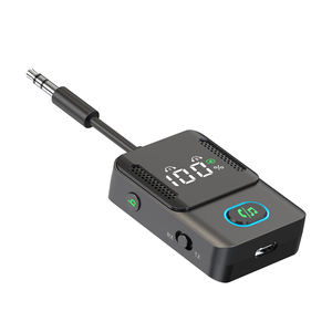 Adaptateur <span class=keywords><strong>audio</strong></span> BT 5.3 2-en-1 avec double microphone, récepteur et émetteur, appels mains libres, autonomie de 15 heures <span class=keywords><strong>pour</strong></span> voiture, téléviseur, <span class=keywords><strong>casque</strong></span> BR16 - Product Image 3