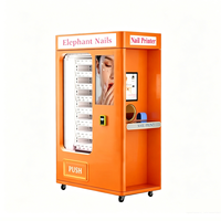 Distributeur Automatique de Nail Art 3D avec Écran Tactile 21 Pouces, Surveillance à Distance, Kiosque de Beauté et Cosmétiques en Libre-Service 1000-1500