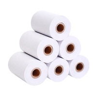 80*80mm alta calidad pos 48g 55g 52g 65g 70g papel térmico de la impresora rollo