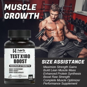 Cápsulas de suplemento para hombres de marca privada OEM/ODM, Test X180 Energy Boost Booster, Vitality Turkesterone para adultos - Product Image 2
