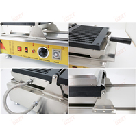 Machine à gaufres pour frites et bâtonnets de gaufres 110V 220V, machine à gaufres électrique commerciale, gaufres en bâtonnets, gaufriers avec minuterie de 5 minutes