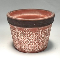 Vase et pot de fleurs décoratifs classiques en ciment faits à la main pour l'intérieur et l'extérieur avec fonctions de drainage pour la plantation et l'utilisation en jardin