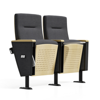 Chaises d'auditorium mobiles en métal en promotion, sièges de théâtre d'occasion, vente directe d'usine, sièges d'auditorium pour salle de conférence universitaire
