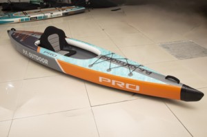 New Arrival 14 Ft Drop Stitch Kayak Boat 2 Person Fishing Rowing <b>Inflatable</b> With Paddle 2025 Best Selling Products 430*90*40CM I - Product Image 5