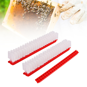 Gabbie per l'allevamento di api regine a striscia, con barra rossa e trasparenti, strumento per il trasporto di api regine - Product Image 1
