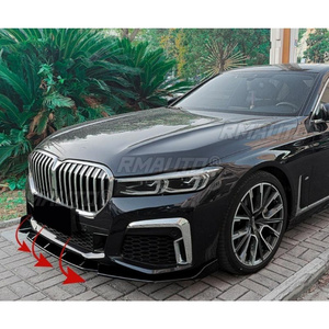 สปอยเลอร์กันชนหน้ารถยนต์ ชิ้นส่วนตกแต่งสำหรับ BMW ซีรีส์ 7 G11 G12 LCI M Sport 2019-2022 อุปกรณ์เสริมกันชน - Product Image 4