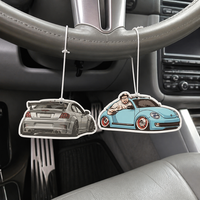 Diffuseur de voiture parfumé en papier de coton tendance Chiikawa avec évaporation naturelle et parfum longue durée