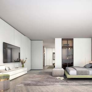 Floating Wall Mounted <b>Tv</b> <b>Stand</b> with Luxury Finish for Contemporary Living Environments - Product Image 1