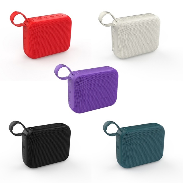 2026 Mini Portable for Speaker IPX4 Waterproof Wireless Outdoor Deep Bass Stereo Sound Subwoofer RGB LED Built-in Battery