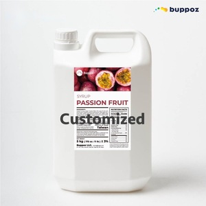 น้ำเชื่อมเสาวรส 5 กก. ขวด ฮาลาล HACCP สำหรับร้านชานมไข่มุก ชานม รับผลิตแบบ OEM - Product Image 2