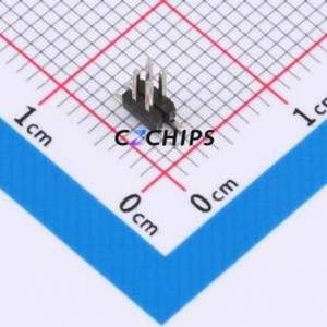 PZ1.27-US2S-2A Pin Header SMD,P=1.27mm Connector ( Pin Structure: 2x2P )( Pitch: 1.27mm )( Row Spacing: 1.27mm ) - Product Image 1