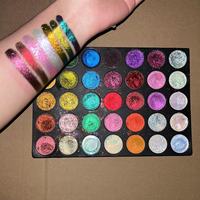 Palette de fards à paupières vegan holographiques caméléon duochrome multi-duochrome, plus de 100 couleurs disponibles