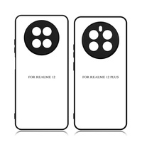 Novelcases Diy Luxury 2d TPU Blank Sublimation Shockproof Waterproof Black 100% Fit Plain Design Phone Case Oppo Realme 12