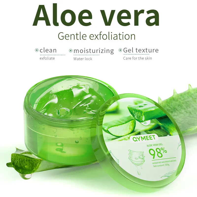 Korean Private Logo Aloevera Gel Moisturizing Soothing 100% Pure Natural Organic Aloe Vera Gel