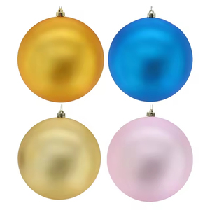 Bán Buôn Lớn 6-50Cm Giáng Sinh Đồ Trang Trí Lớn Nhựa Cây Bóng Đổ Xô UV Mạ Khổng Lồ Giáng Sinh Đồ Trang Trí - Product Image 2