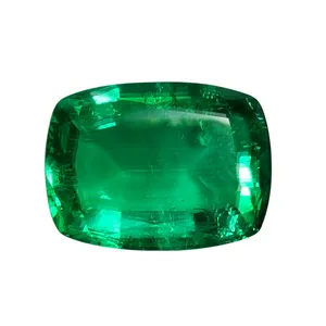 Hailer Jewelry Wholesale Price By Carat GRA Certified Hydrothermal Emerald Colombian Green Lab Grown Emerald Loose Gemstones