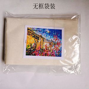 Kit de Peinture à l'Huile DIY Personnalisé avec Cadre en Bois et Tissu, Peinture Numérique par Numéros pour Adultes, Débutants et Enfants, Jouets de Dessin, Peinture par Numéros - Product Image 5