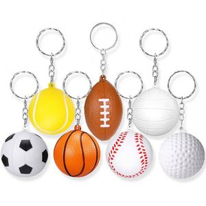 Porte-clés anti-stress en forme de balle de golf avec logo personnalisé, cadeau promotionnel en gros pour événements d'entreprise - Product Image 6