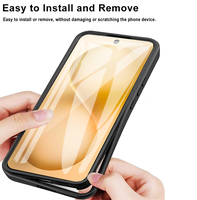 Coque de protection intégrale en acrylique transparente pour OPPO Reno 15F 15C 15 Pro Max A6X A6 A5 Pro F31 A5X
