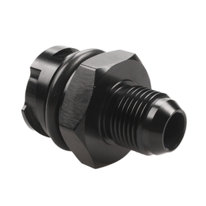 Bouchon d'huile de couvercle de soupape en aluminium noir avec-10 un raccord pour LS LSX LS1 LS2 LS3 LS6 LS7. - Product Image 6
