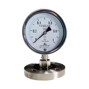 YPF-100B Stainless Steel Diaphragm Pressure <b>Gauge</b> 0-0.001 KPa Thread Connection 1.6 Accuracy Level - Product Image 3