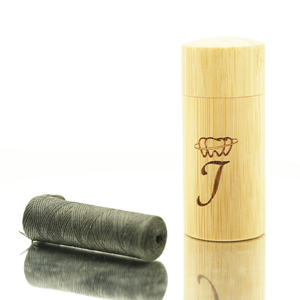 可定制的30m打蜡牙线器，用竹盒 - Product Image 1