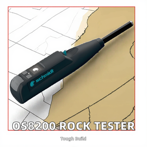 Testeur de dureté des roches OS8200 Silver Schmidt Rock Rebound Hammer, équipement pour mesurer la dureté des roches, garantie 1 an - Product Image 2
