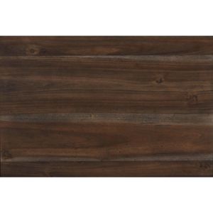DB Modern-Rustic 1PC Mesita de noche Muebles de dormitorio de madera de lujo con acabado de espresso desgastado Estilo de tablón Cajones detallados - Product Image 5