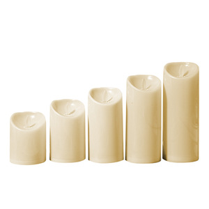 Sang trọng LED trụ cột Nến nhấp nháy Wick điều khiển từ xa pin hoạt động cho trang trí nội thất bên Diwali số lượng lớn giá rẻ mô phỏng - Product Image 4