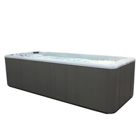 Spa en acrylique Aristech d'occasion Piscine sans fin de 6 mètres Piscines en fibre de verre Spa de baignade sans fin creusé