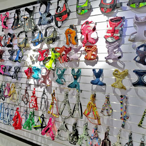 Großhandel Luxus Nylon-Neopren Haustiergeschirr Anti-Zieh Hundehalsband Leinen-Set Individuelles Logo-Design Verstellbare Halsgeschirr-Bündel - Product Image 3