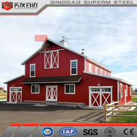 Construcción de estructura de acero prefabricada The Wilds Wedding And Event Venue Barndominium Kits Rustic Country Pole Barn para la venta