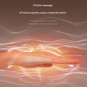 เครื่องนวดมือไฟฟ้าไร้สาย 2 ระดับ พร้อมระบบประคบร้อนและแรงดันอากาศ แบบพกพา - Product Image 4