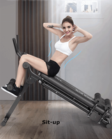 BunnyHi JSY048 Appareil d'exercice pliable AB, équipement de gym multifonctionnel, banc de musculation réglable, accessoires de fitness à domicile