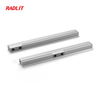 Bande lumineuse LED moderne en aluminium pour porte, à montage en surface, écologique, à intensité variable, Ra80/90, 3000K/4000K/6000K, pour éclairage de placard