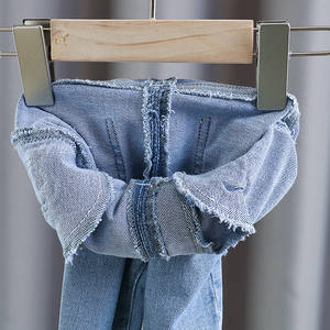 Nouveauté 2021, design chic, vente en gros, jeans personnalisés pour enfants, pantalons en jean pour filles - Product Image 3