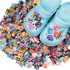 Op maat gemaakte PVC schoenbedels set met kaartje, zachte bovendecoraties, klompbedel, cartoon op maat gemaakte schoenbedels - Product Image 4