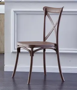ตัวอย่างฟรีขายส่งเก้าอี้จัดเลี้ยงพลาสติกร้อนข้าม X กลับเก้าอี้เก้าอี้พลาสติกที่มีสีสัน