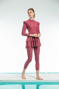 Maillot <span class=keywords><strong>de</strong></span> <span class=keywords><strong>bain</strong></span> musulman pour femmes Maillot <span class=keywords><strong>de</strong></span> <span class=keywords><strong>bain</strong></span> islamique burkini à couverture complète Maillot <span class=keywords><strong>de</strong></span> <span class=keywords><strong>bain</strong></span> 2 pièces Protection solaire Taille S-6XL - Product Image 5