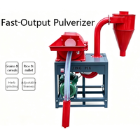 Machine de broyage et de pulvérisation à haute efficacité pour céréales, maïs, blé, riz, millet et herbes